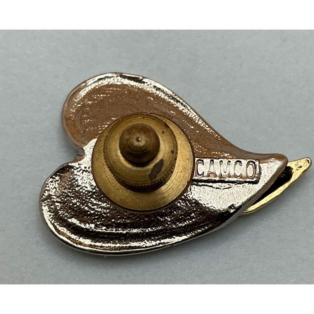 Camco Guardian Angel Two Tone Gold Silver Pin - Picture 3 of 4